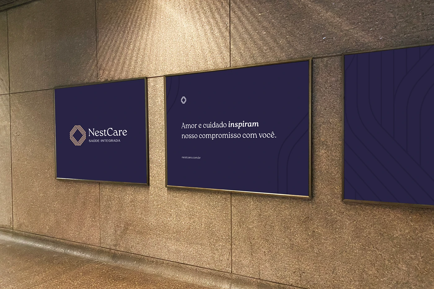 Painéis de comunicação de ambiente da NestCare